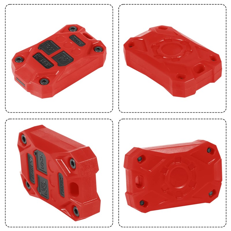 USSKYBOY Injection Molded Key Fob Cover Accessories for Jeep Wrangler