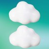 BESPORTBLE 2Pcs Cloud Ceramic Doors Knobs Decorative Drawer Pulls Handles