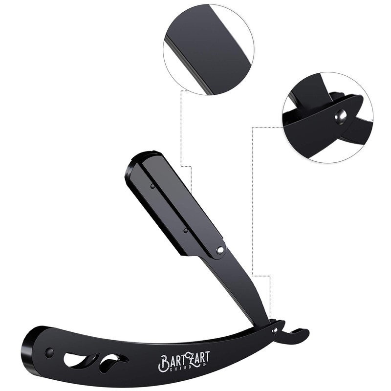 BartZart Razor with Interchangeable Blade, Perfect Shave Even Without Beard