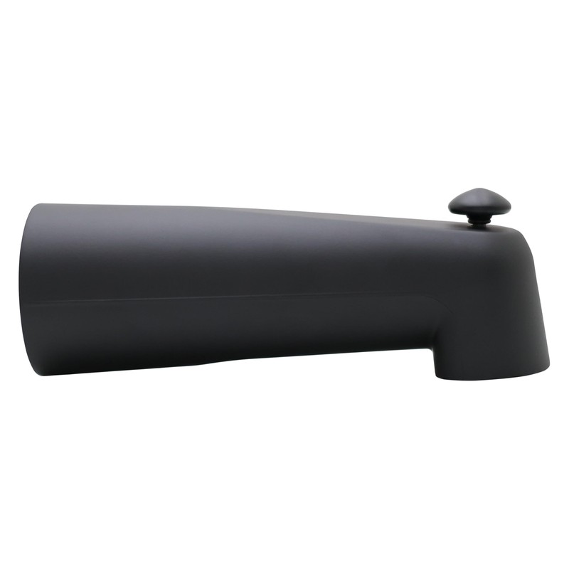 Westbrass E507DUS-62 Universal Fit 7" Diverter Tub Spout, Zinc, Matte