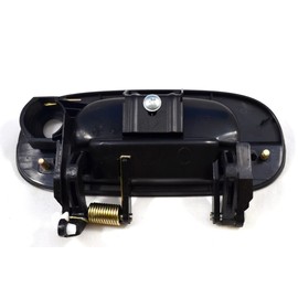 PT Auto Warehouse CH-3501S-FR - Outside Exterior Outer Door Handle, Smooth Black - Passenger Side