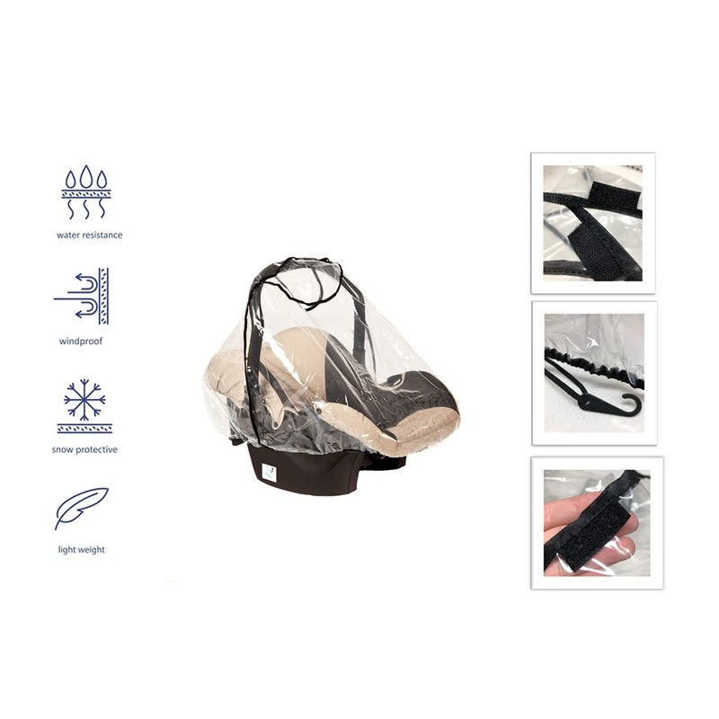 Altabebe Rain Cover, Clear transparent