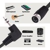 YARCHONN 3.5mm to MIDI Din 5Pin Male Cable 90 Degree