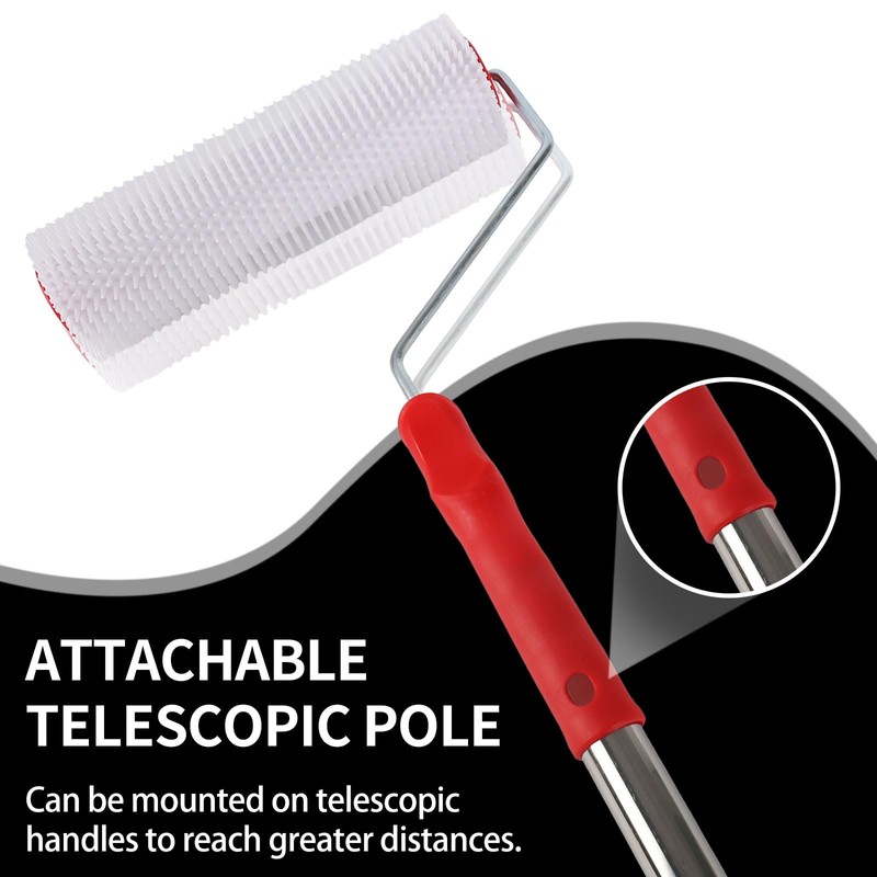 Trendecor 230mm Spiked Roller Self Levelling, Spiked Roller with 1.3