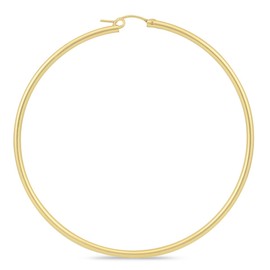 14K Yellow Gold Filled Hoop Earrings (76mm)