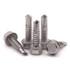 #12 x 3/4" (50 pack) Hex Washer Head Self Drilling