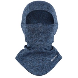 West Biking Balaclava Motorcycle Winter Face Mask Ski Mask Windproof Breathable Warm Bicycle Balaclava Men Women Thermal Fleece Balaclava Motorcycle Balaclava Mask Face Hood, Blue*1