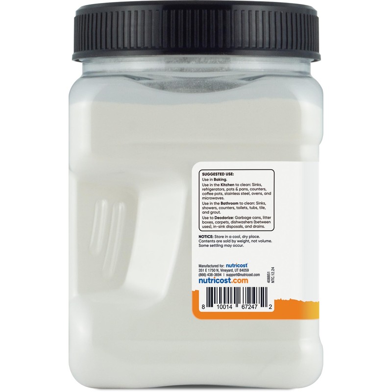 Nutricost Baking Soda (2 LBS) - For Baking, Cleaning, Deodorizing,