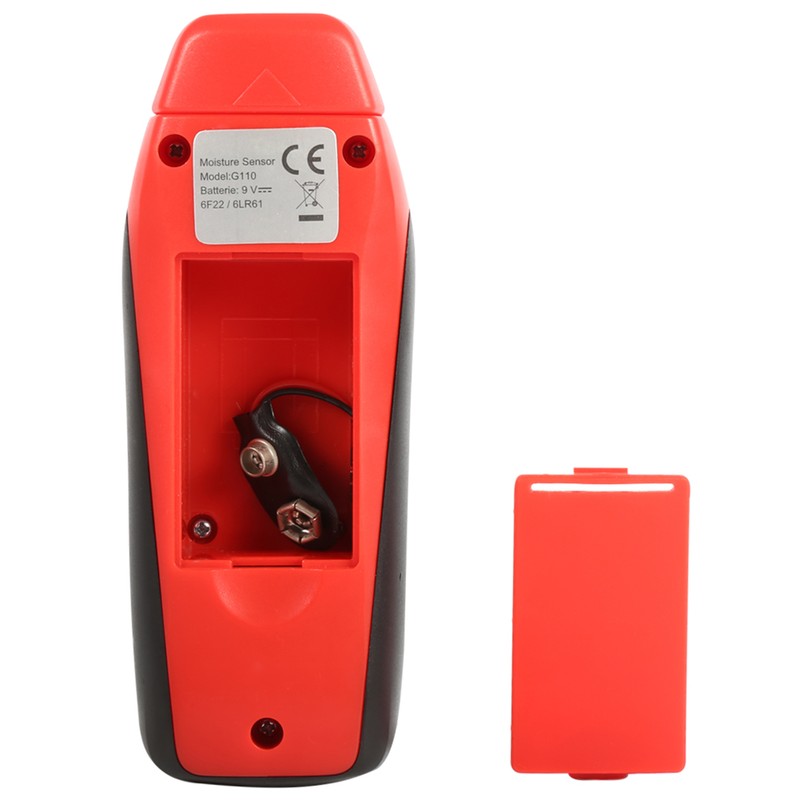 1Pc Practical Digital Wood Moisture Meter Timber Damp Detector W/Two