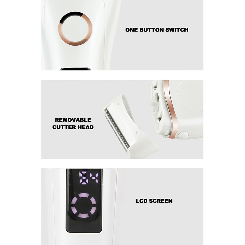 Women Electric Shaver USB Charging Waterproof Low Noise Hair Removal
