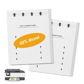 15-Pack Letter Size Printer Cleaning Sheets for Laser and Inkjet Copier Fax Roller Cleaning