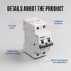 Pjerjzn Miniature Circuit Breaker 120/240VAC 32A Double Pole Circuit Breaker