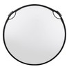 Glow Circular Collapsible Reflector with Handles (42", Silver/White)