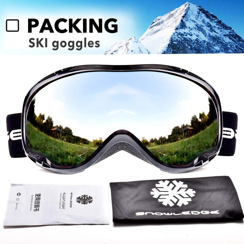 Snowledge Ski Goggles for Men Women Snowboard Goggles with UV400