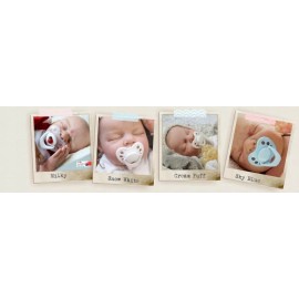 Honeybug NEW! Honeybug MAGNETIC PACIFIER reborn art doll Sweetheart newborn BABY BLUE