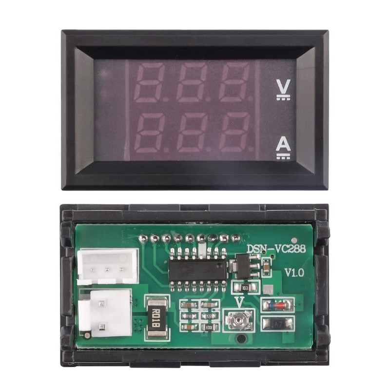 10 Pcs DC 100V / 10A Voltmeter, diymore Voltmeter Ammeter