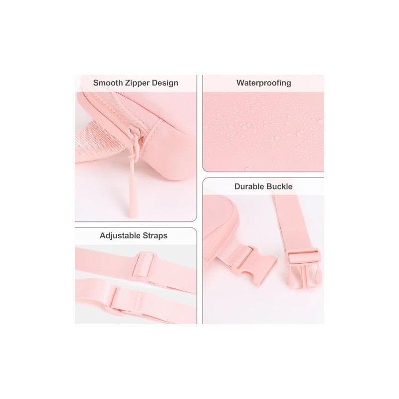 Bolsa para cinturón para mujer con correa extensible y bolsa