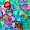 Entervending Acrylic Gems - Smooth Plastic Hearts for Pirate Treasures