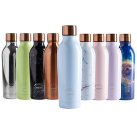 Root7 Bottle | Stainless Steel Water Bottle | Duck Egg Blue 500 ml | Double Walled & Copper Insulated | Reusable Thermal Flask | BPA Free, Leak - Proof Bottle | Cold for 30 Hours & Hot for 20 Hours