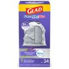 Glad Trash Bags, ForceFlexPlus Tall Garbage Drawstring Garbage Bags -