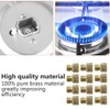 BUTITNOW New 12 PCS Brass GRLP4 LP Gas Conversion Kit