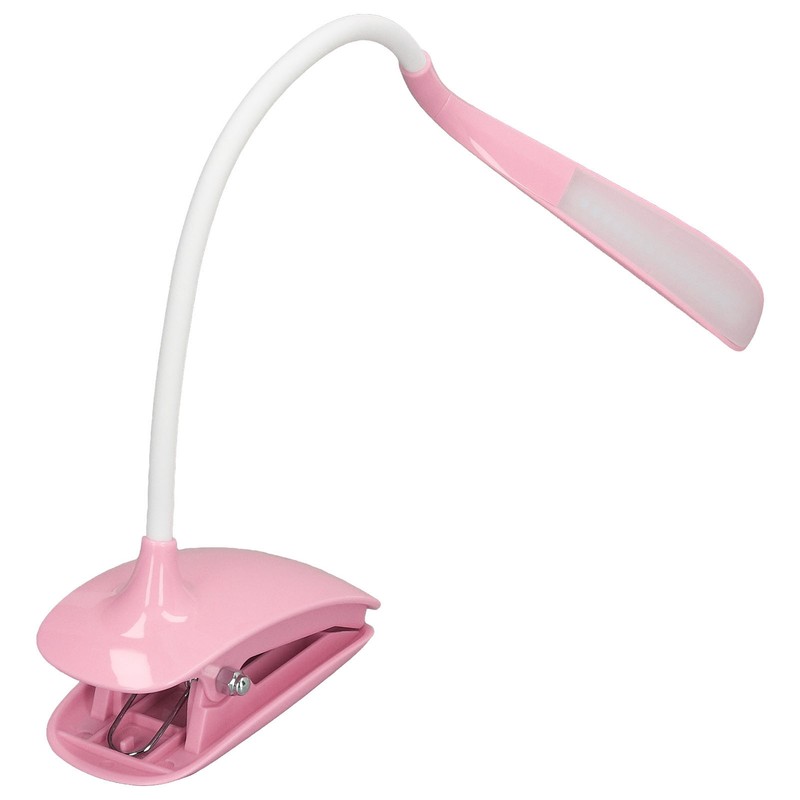 LED Desk Lamp 360° Adjustable Clip On USB Rechargeable Table