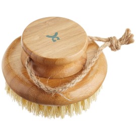 CROLL & DENECKE Massage Handbürste aus Bambus mit Kokosborsten, 1 Stück