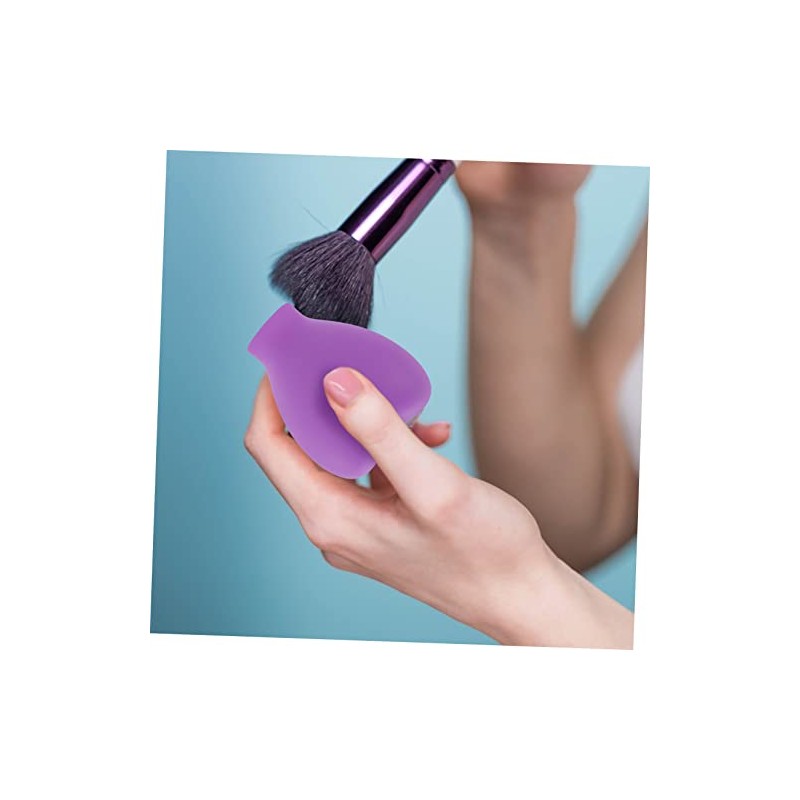 6 Piezas Estuche Para Brochas De Maquillaje De Silicona Fundas