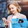 Wireless Earbuds, Bluetooth 5.4 Headphones Deep Bass Stereo, in-Ear Earphones