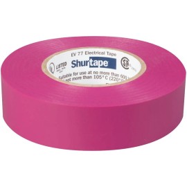 ShurtapeEV77 Professional Grade, All-Weather Color Vinyl Electrical Tape, Violet