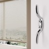 Bulivora 2PCS 113mm Silver Cleat Hooks – Heavy-Duty Stainless Steel