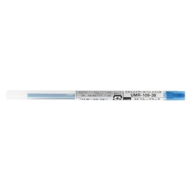 Mitsubishi Pencil Style Fit Gel Ink Ballpoint Pen Refill Uni-Ball Signo 0.38mm Blue Black Set of 2