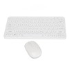 Keyboard Mouse Combo 2.4G Wireless Round Keycaps Ergonomic Design Silent