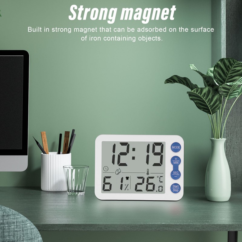 Indoor Digital Temperature Humidity Meter Multifunctional Electronic Thermometer Hygrometer with