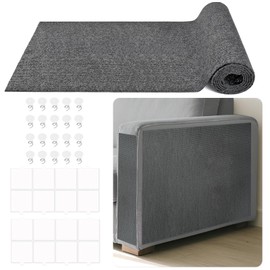 78.7x15.8in Large Size Durable Cat Scratch Furniture Protector,Self-Adhesive Couch Protectors from Cats Scratching,DIY Climbing Cat Scratcher Mat for Furniture,Cat Scratch Couch Protector,Gray