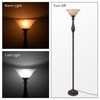 HonoDing Torchiere Floor Lamp for Living Room, Standing Lamp with