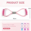 Liahelianx 8-Shaped Resistance Band with Handles-Adjustable Elastic Pull Rope for