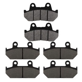 AHL Front and Rear Brake Pads for Honda GL1500 A Aspencade/I Interstate 1990-2000/ GL1500 Goldwing (All Models) 1988-2000