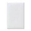 HPM Linea Blank Cover Plate, White