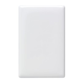 HPM Linea Blank Cover Plate, White