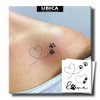 Tattoo Tech, 2 Sheets Tiny Semi Permanent Tattoo, Lasts 7-15