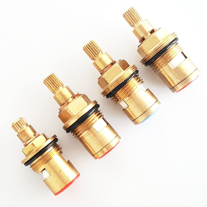 Metal Valve Tap Faucet Replacement 20 Gears 1/2" Quarter Brass