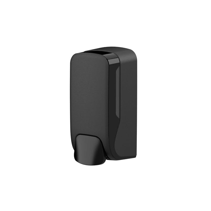 HyPaFol Soap Dispenser 500 ml - Refillable, Matte Black, Wall