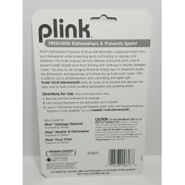 Plink By Summit ~Dishwasher Freshener Rinse Aid~ 2 .49oz Multi Action Deodorizer