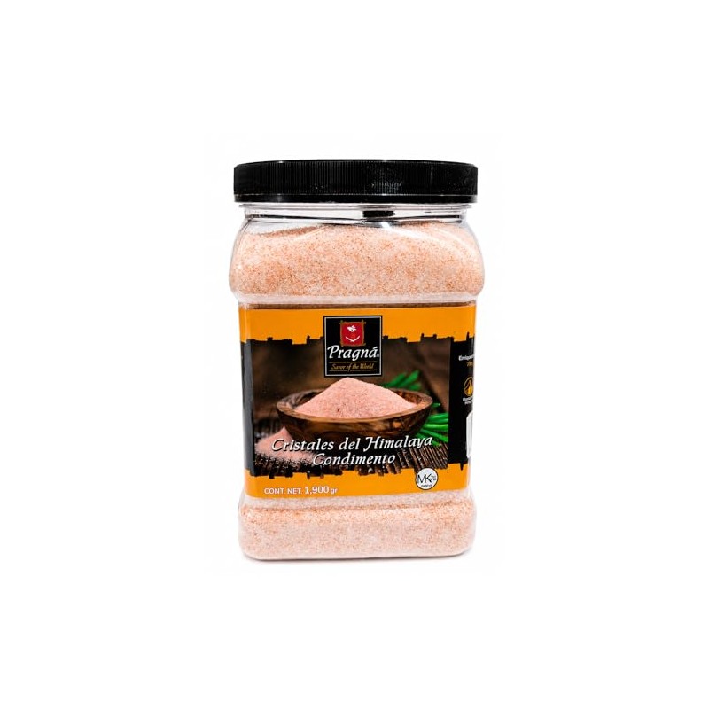 Pragná Cristales del Himalaya Condimento (Sal más equilibrada y saludable