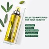 Oil Bottles Oil Dispenser for kitchen 17oz 2 Pack, Oil