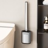 Leasylife Toilet Brush and Holder, Stainless Steel