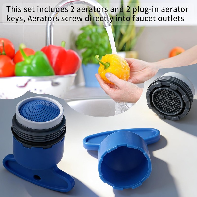 Aireador de grifo de repuesto de 21,5 mm compatible con