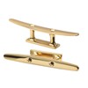 Brass Boat Cleats , 2 Pcs Dock Cleat with Fastener,