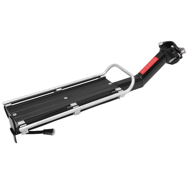 Bike Rear Rack Aluminum Alloy Detachable Manned Bicycle Cargo Rack